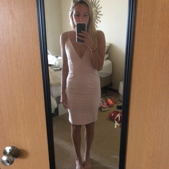 LF Blush Bodycon Below-the-Knees Dress - Picture 4 of 5